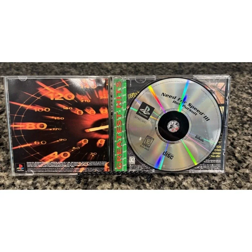 Need for Speed III: Hot Pursuit Sony PlayStation 1 PS1 1998 Disc Manual Tested